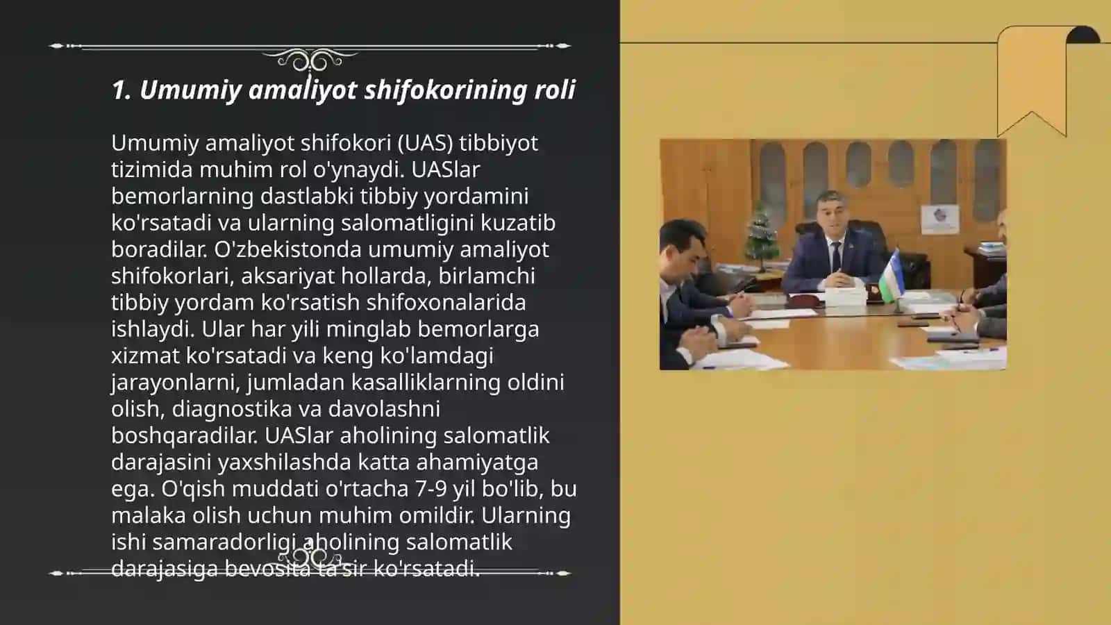 Sog'liqni saqlash tizimida umumiy amaliyot shifokorining vazifalari 3