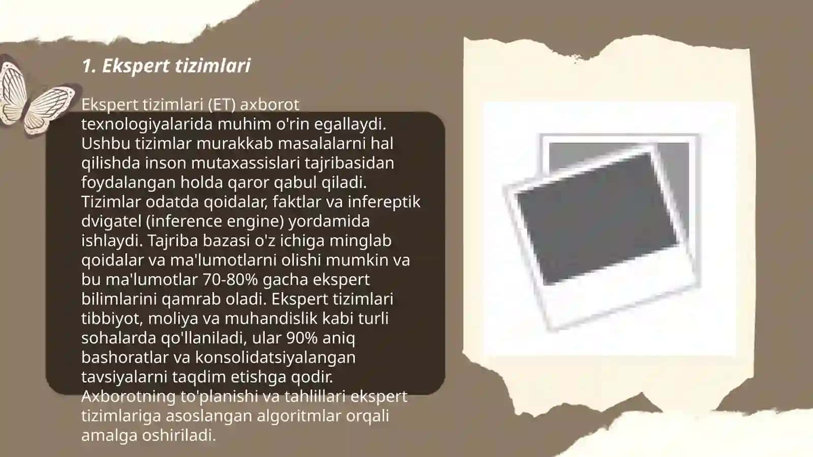 Ekspert tizimlari (ET) 3