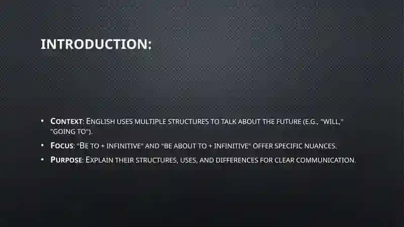 Aspects of language presentation 3
