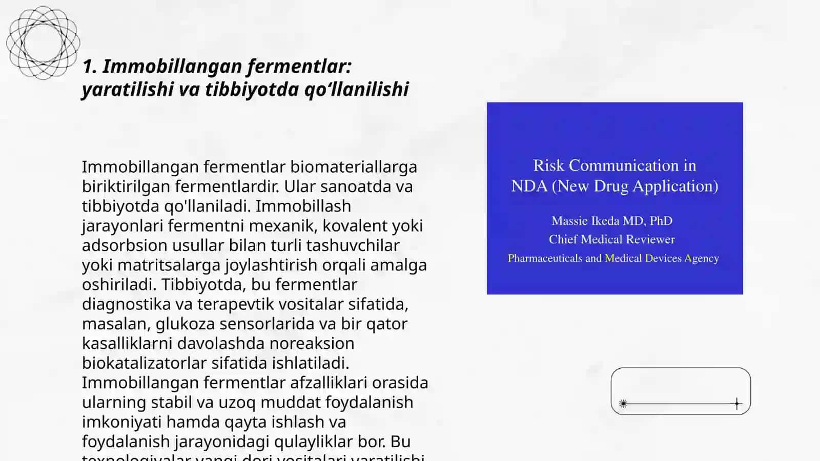 Immobillangan fermentlar: yaratilishi va tibbiyotda qo‘llanilishi 3