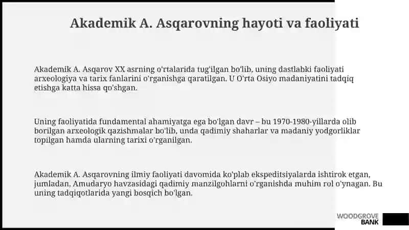 Akademik A. Asqarovning ilmiy faoliyati 3