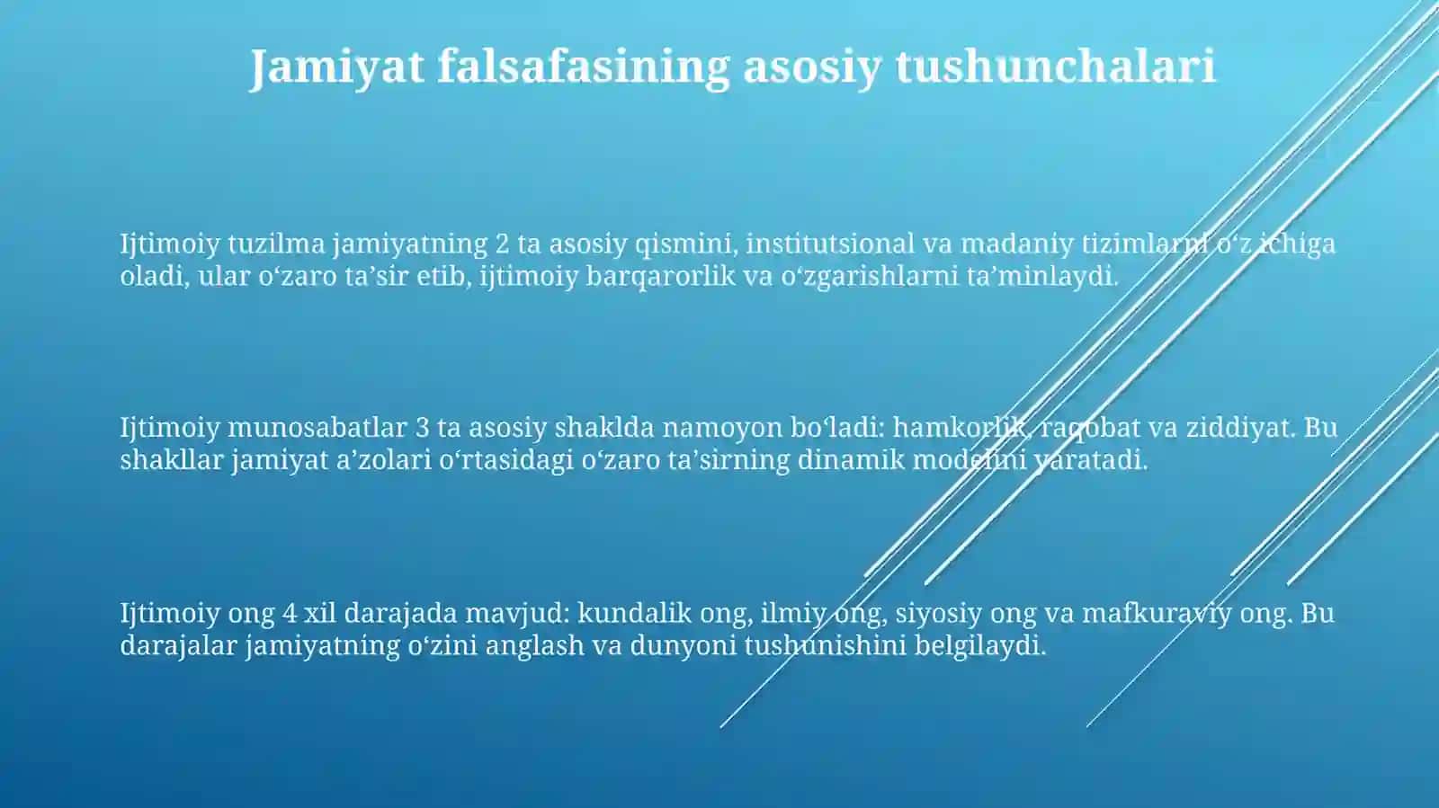 Jamiyat falsafasi.Tarix falsafasi sivilizatsiya va madaniyat 3