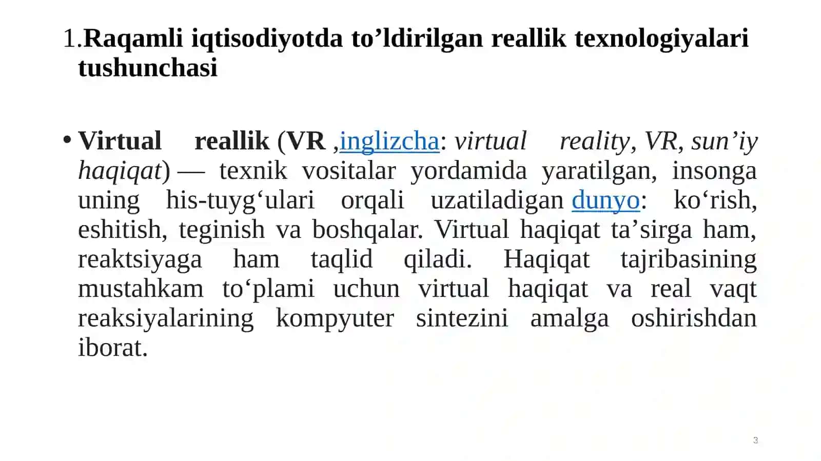 To'ldirilgan reallik texnologiyalari 3