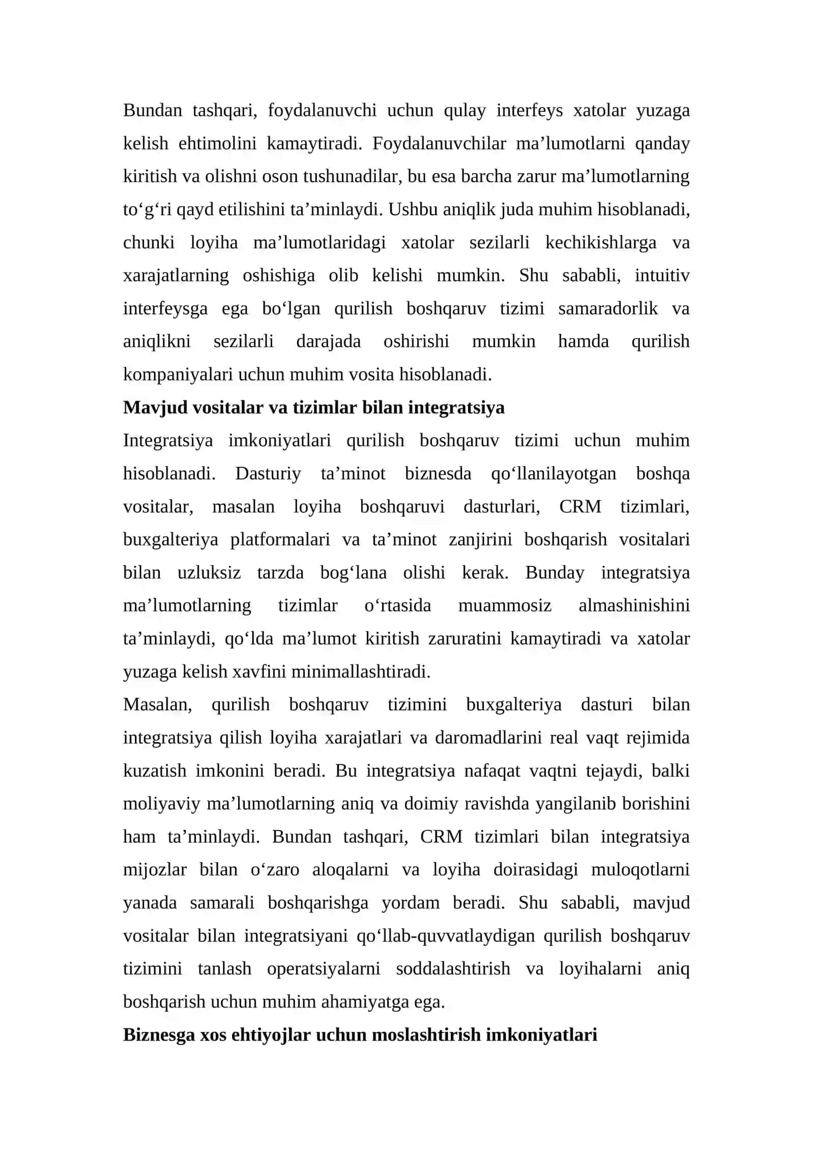 Qurulish korxonasi boshqaruv tizimini takomillashtirish 3
