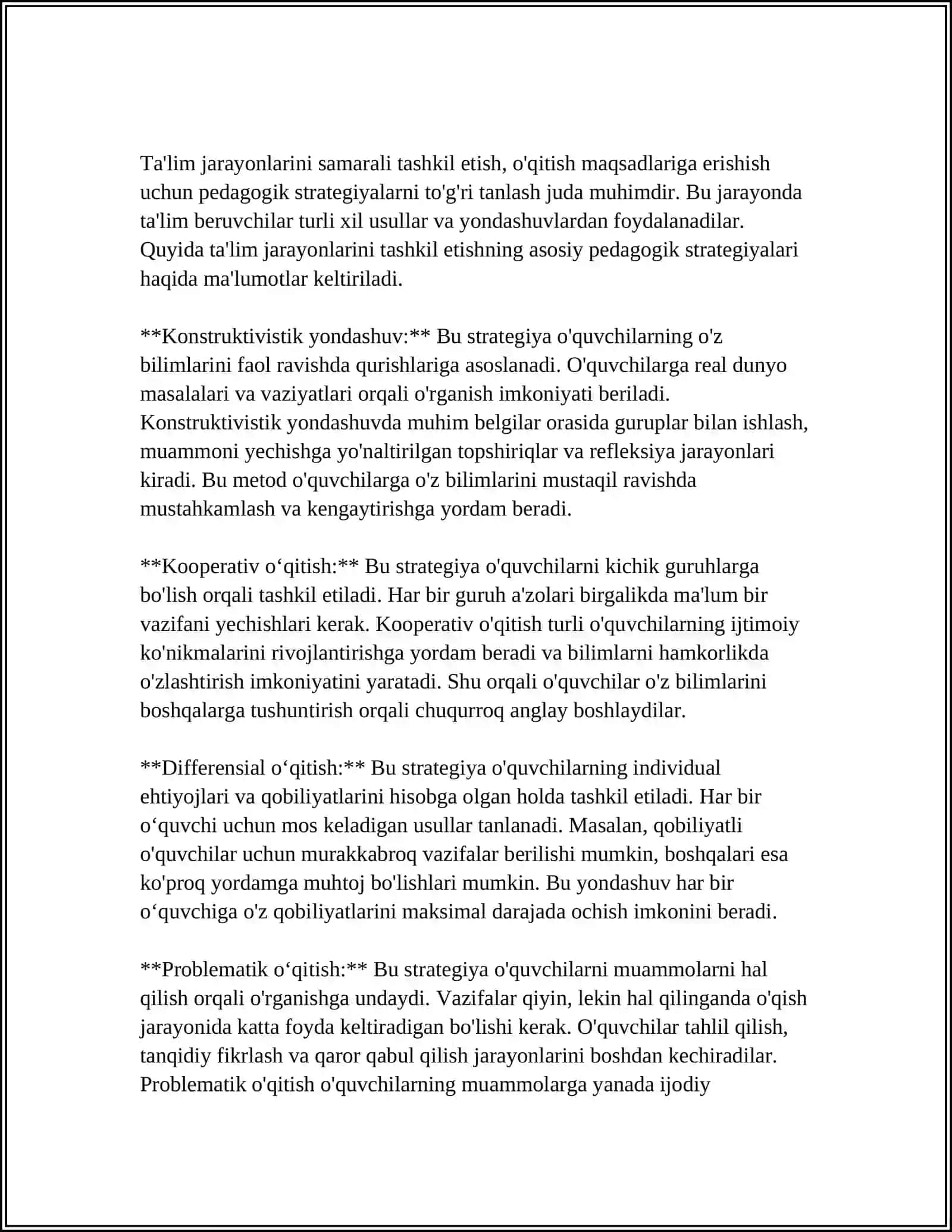 TALABALARNING PEDOGOGIK FAOLIYATIGA TAYORLASH TAKTIKASI 3