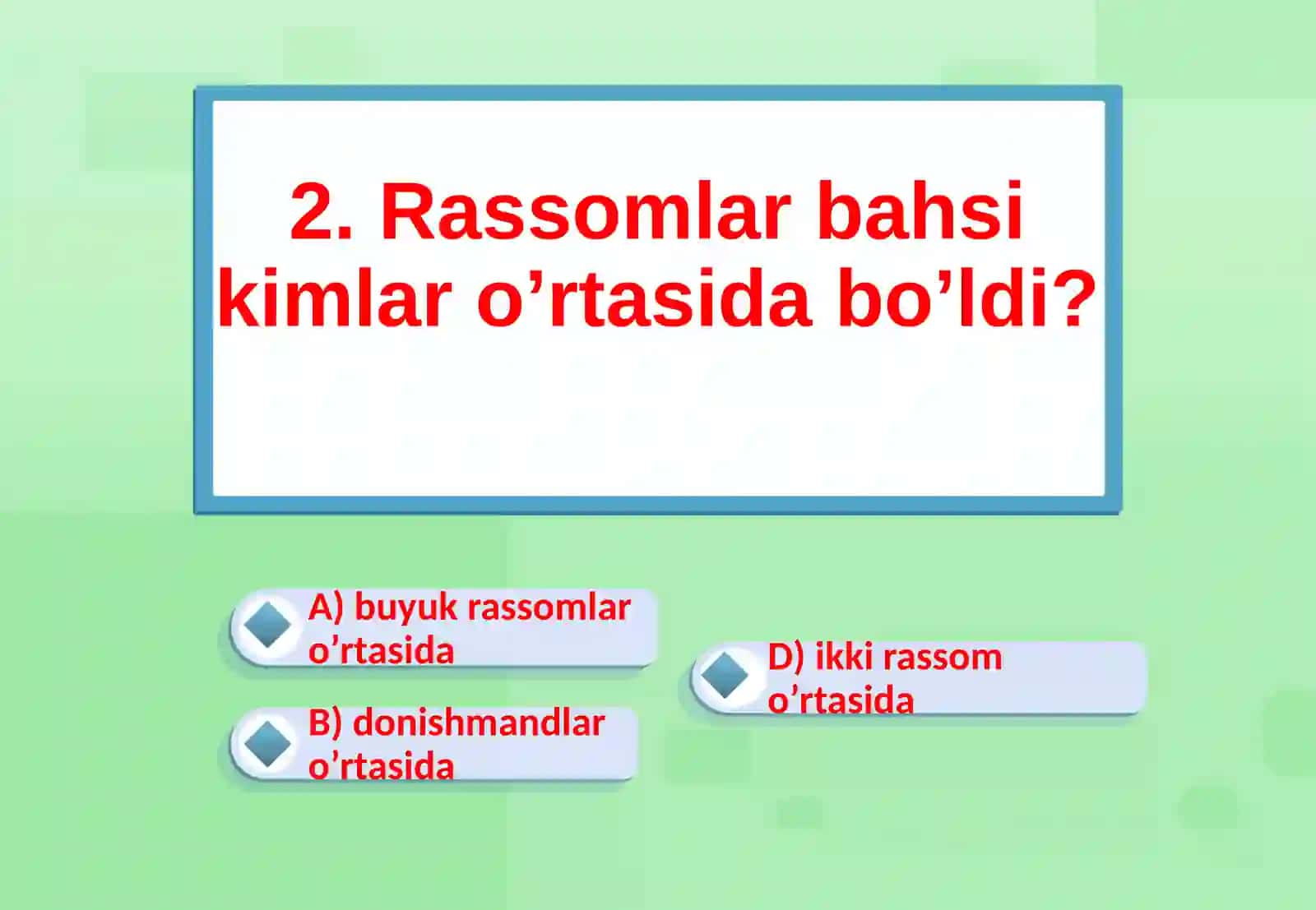 Bolalar qo’shiqlariMustahkamlash 3