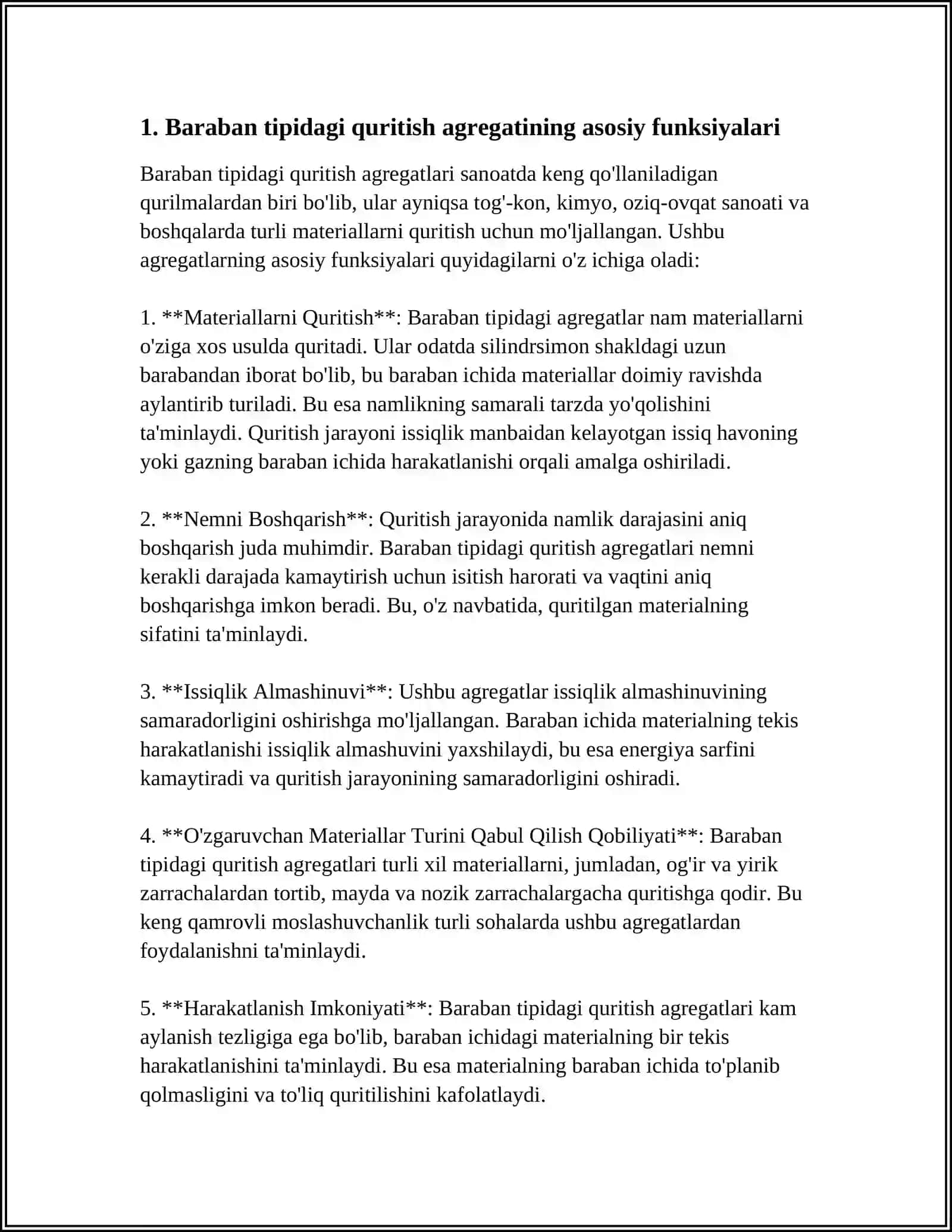 BARABAN TIPIDAGI QURITISH AGREGATIDA QURITISH TEXNOLOGIK JARAYONINI AVTOMATIK BOSHQARISH SISTEMASI 3