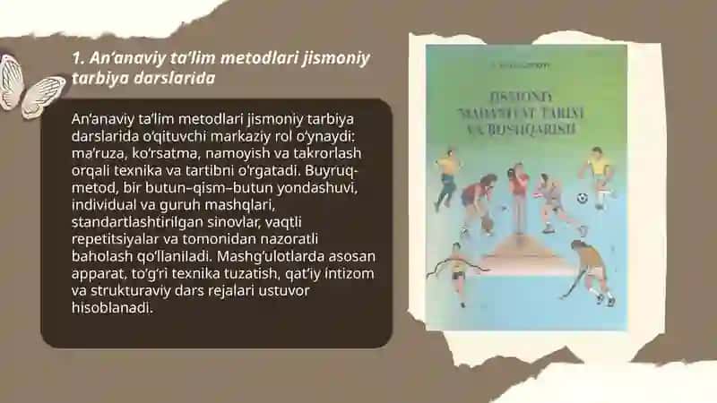 Jismoniy tarbiya darslarida qo'llaniladigan o'qitish metodlari 3