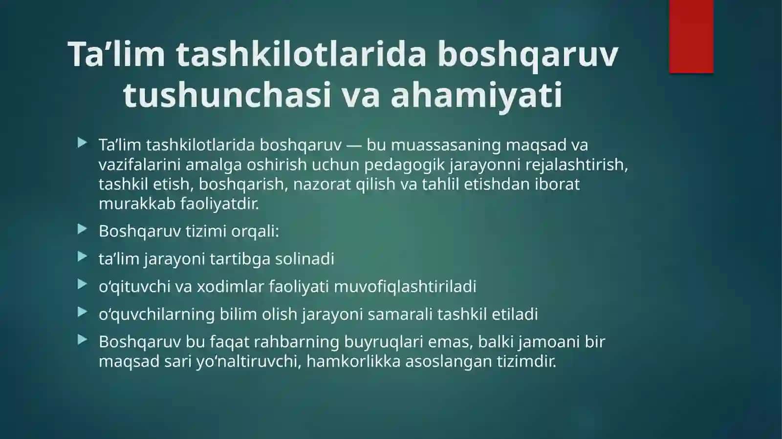 TA'LIM TASHKILOTLARIDA BOSHQARUV USLUBI 3