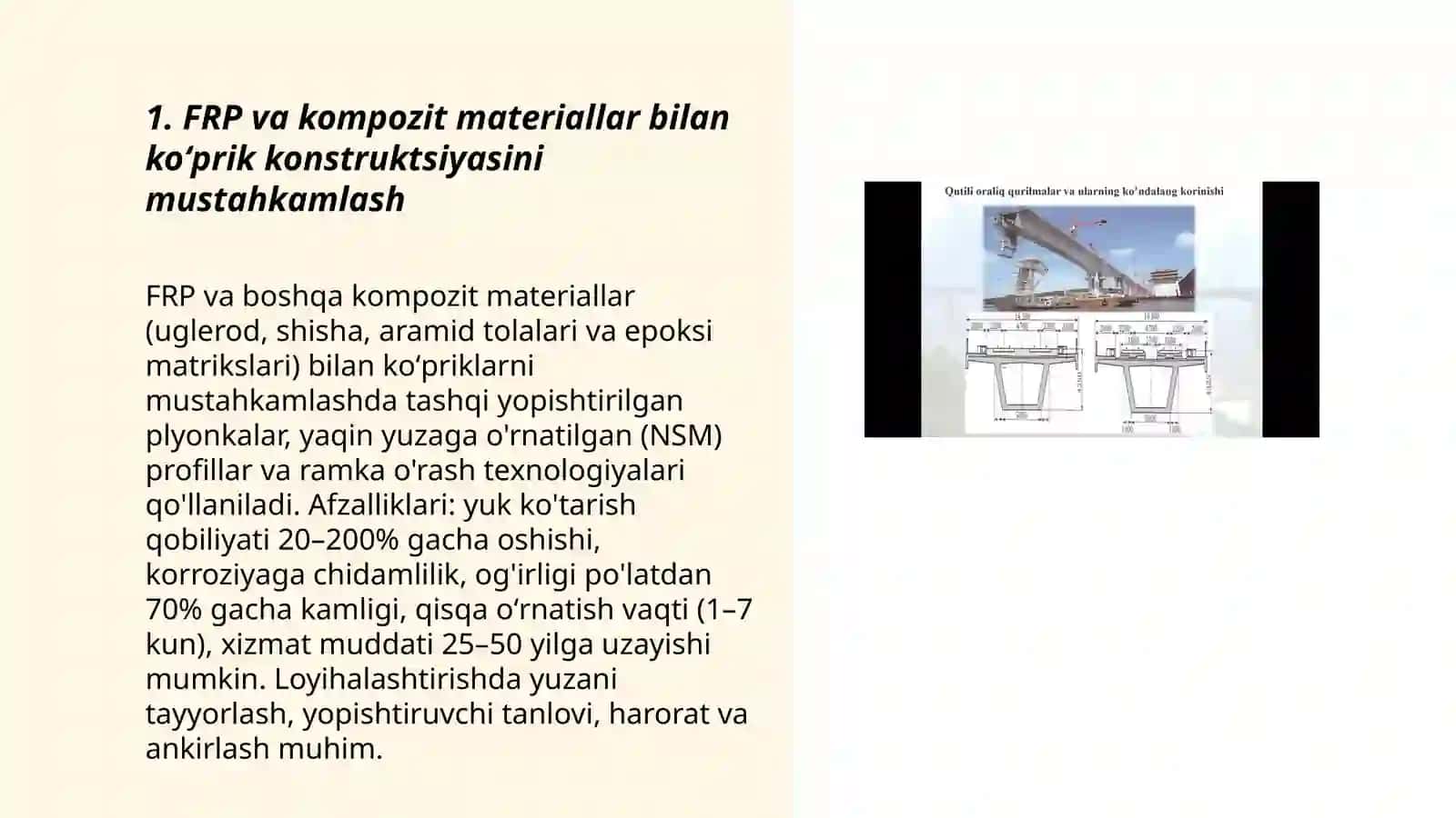 Koʻprik konstruksiyalarini taʼmirlashning zamonaviy metodlari 3