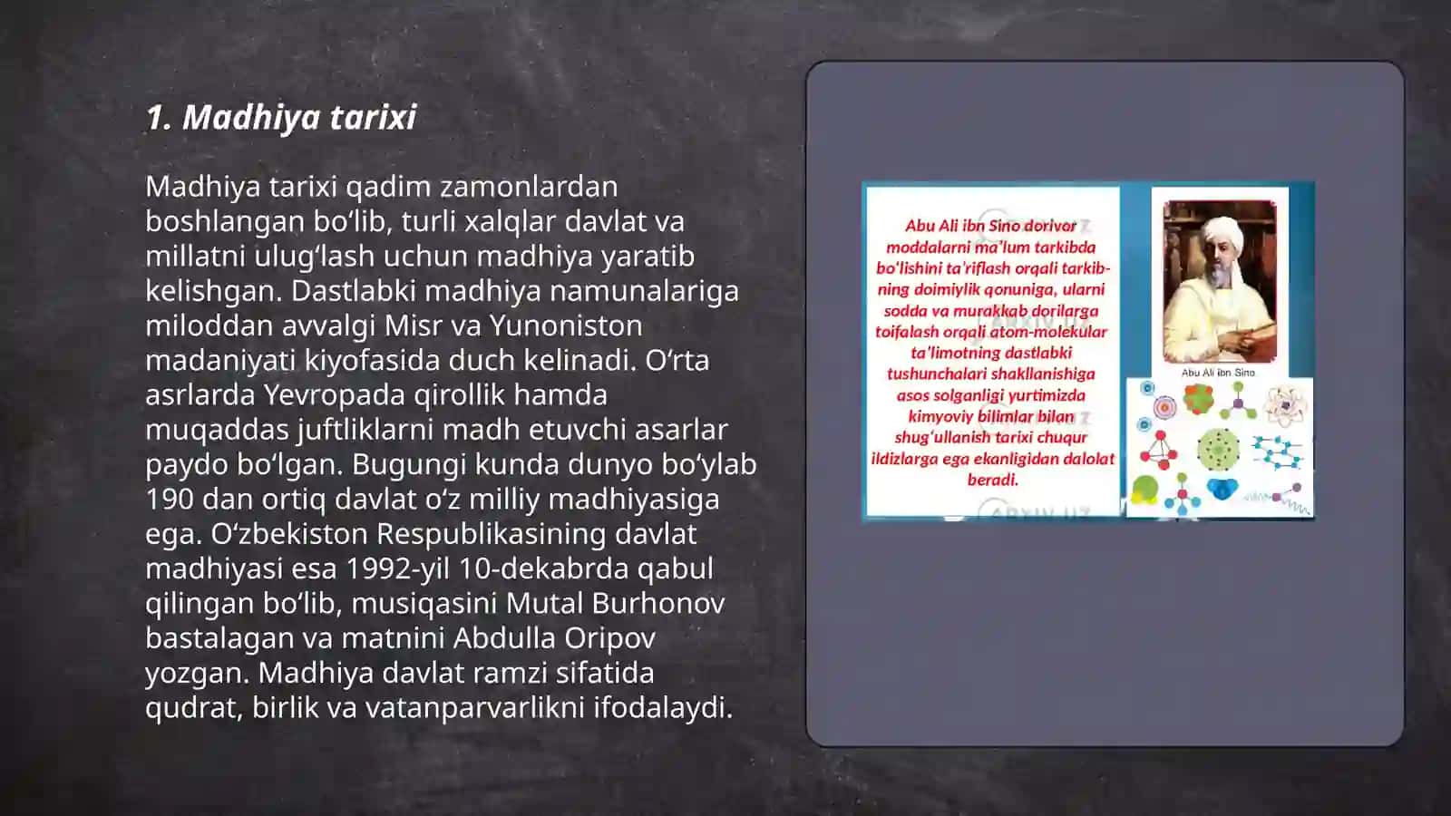 Madhiya tarixi 3