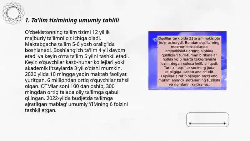 Ta'lim to‘g‘risida" gi Qonun tuzilishi 3