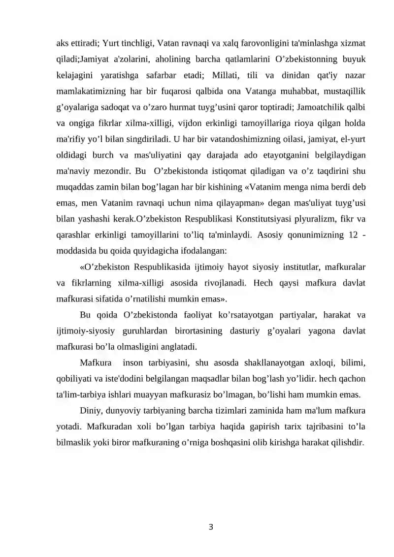 Tarbiya jarayoni xaqida tushuncha 3