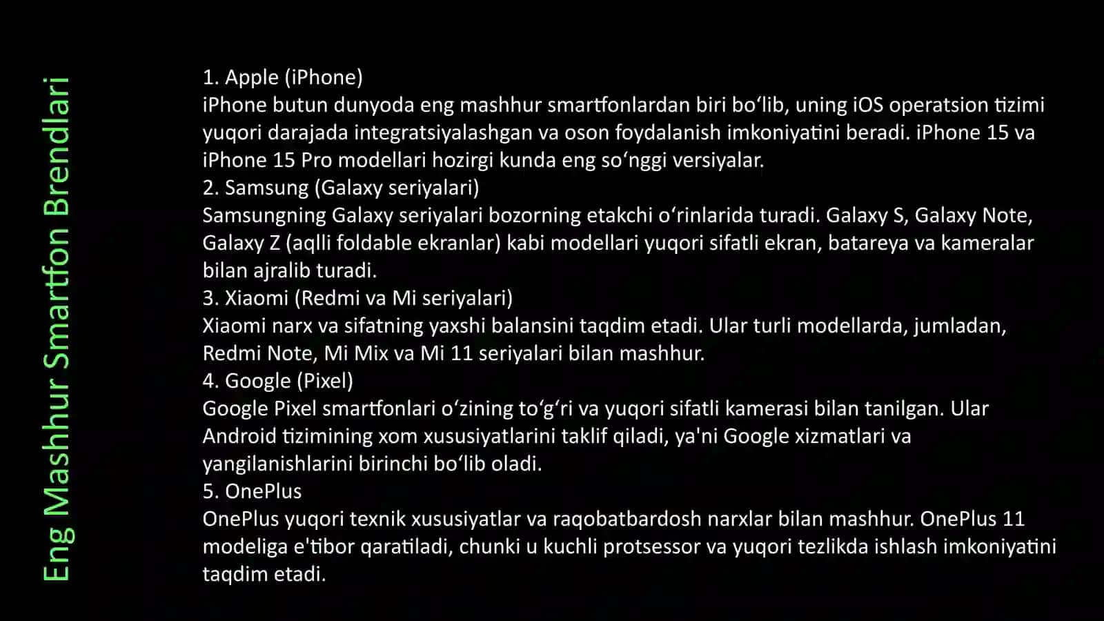 Gadjetlar Olami: Smartfonlar, Planshetlar va Noutbuklar 3