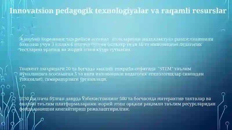 Zamonaviy maktabgacha ta'lim muassasalari: standartlar va sifat 3