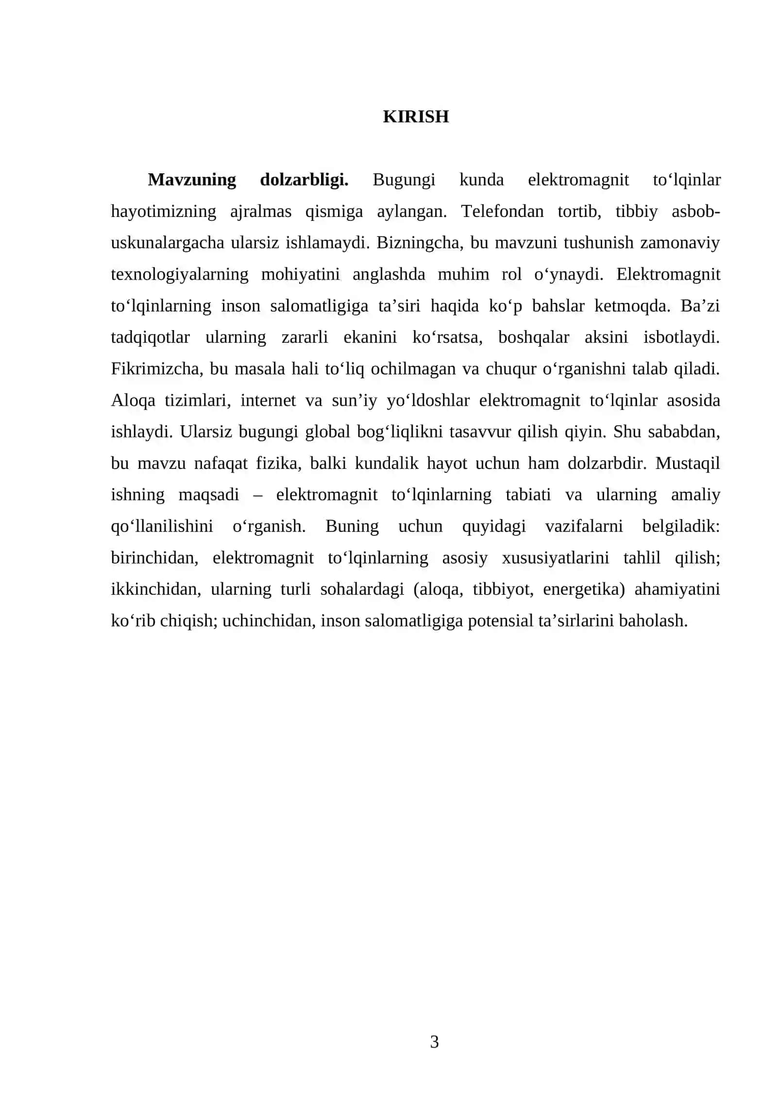 Elektromagnit to’lqinlar 3