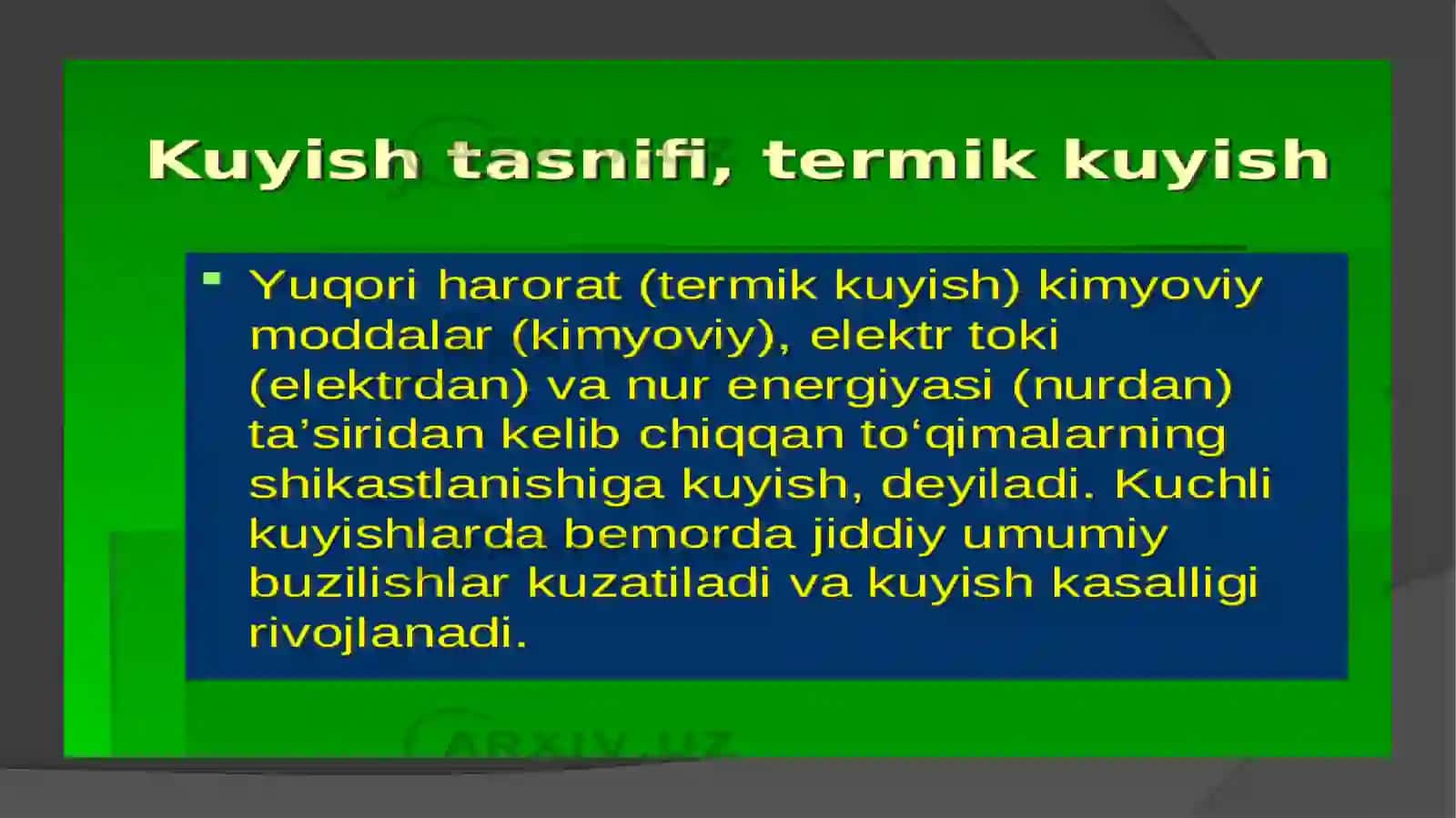 Kuyish turlari 3