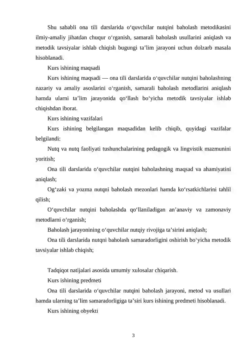 Ona tili darslarida o‘quvchilar nutqini baholash metodikasi 3