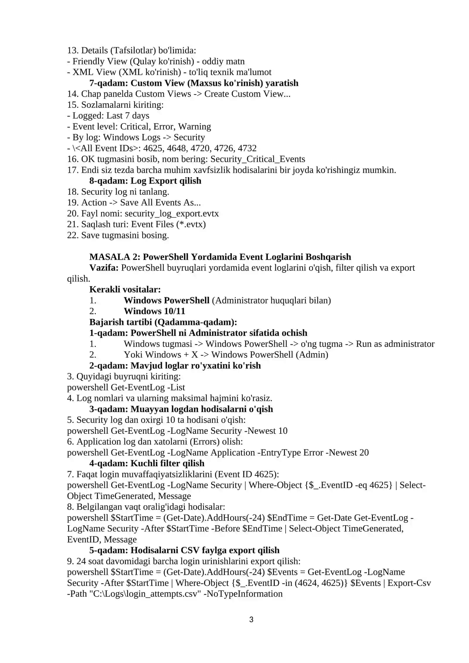 LOG-FAYLLAR BILAN ISHLASH USULLARINING TADQIQI 3