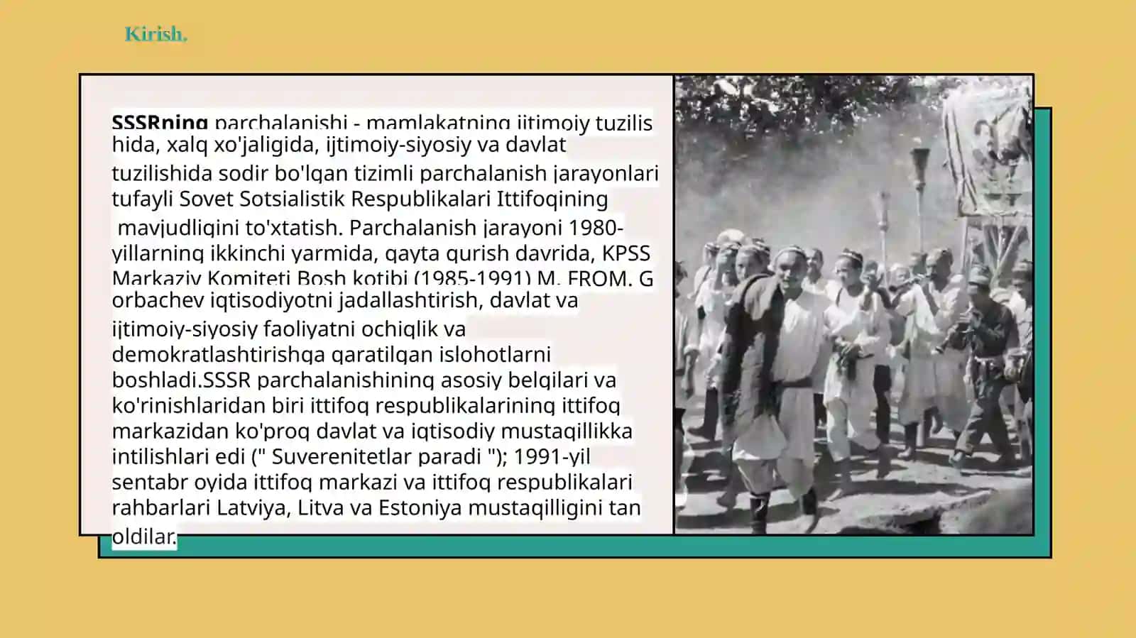 SSRda ijtimoiy siyosiy inqirozning kuchayishi. 3