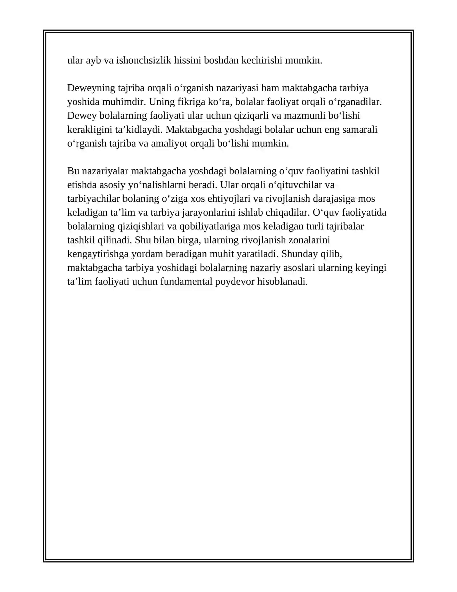 Maktabgacha Tarbiya Yosh Davrida O‘quv Faoliyati 3