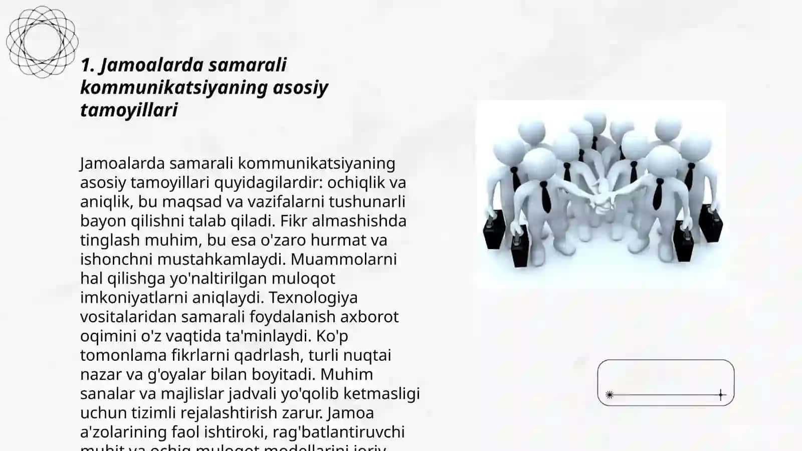 Jamoalarda samarali kommunikatsiya va uning psixologik jihatlari 3