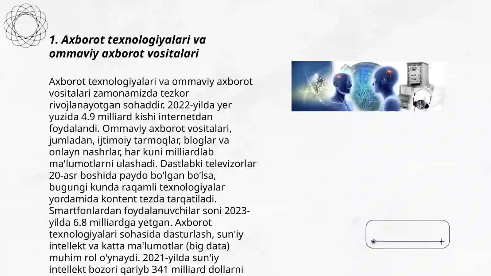 Axborot texnologiyalari va ommaviy axborot vositalari 3