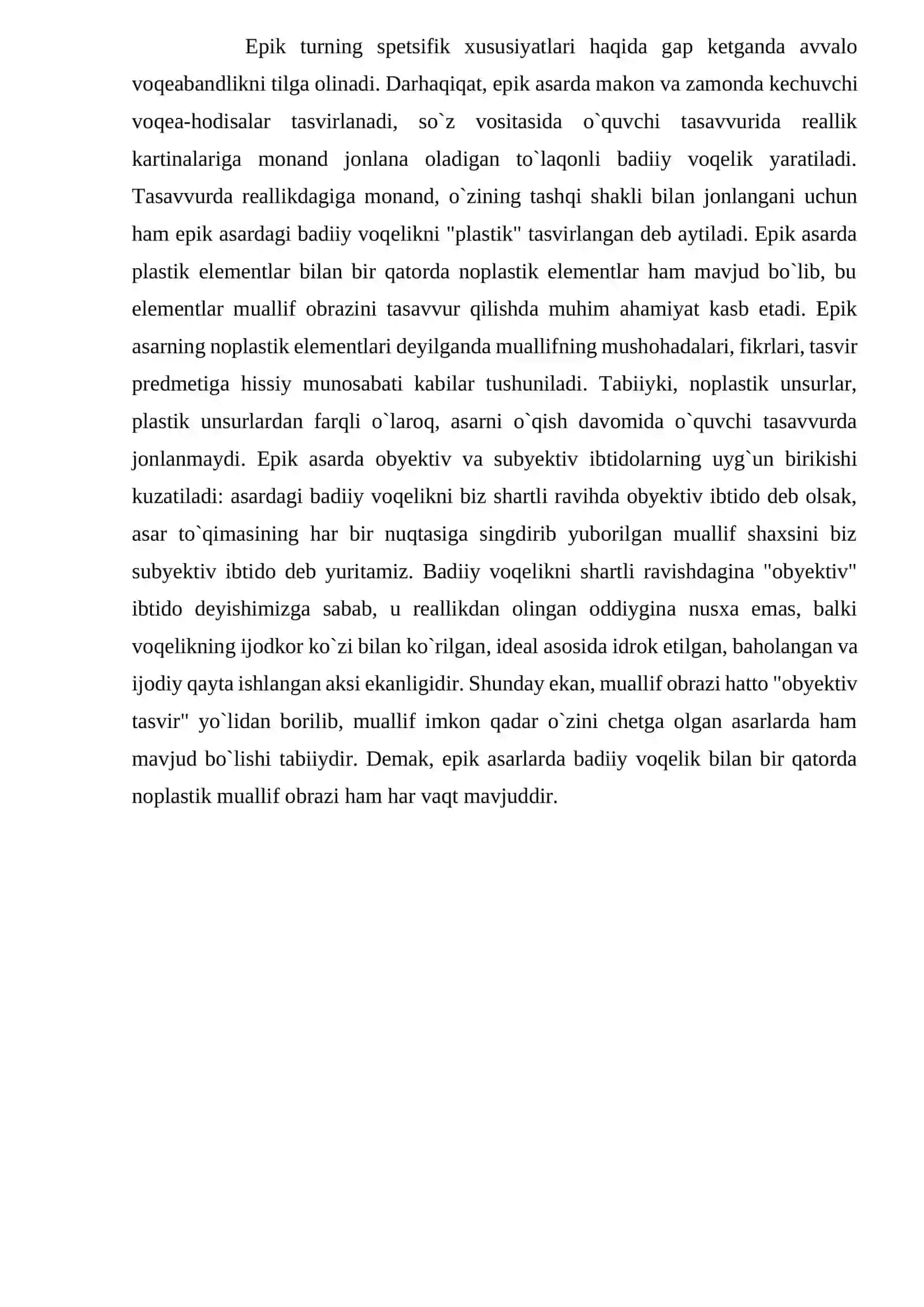 Filologiya va tillarni o‘qıtish: o‘zbek tili (sirtqi) ta’lım yo’nalishi 22/06-guruhi talabasi 3