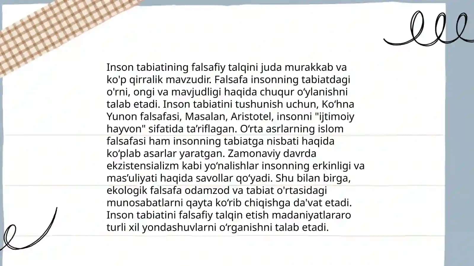Inson falsafasi. Falsafiy antropologiya 3