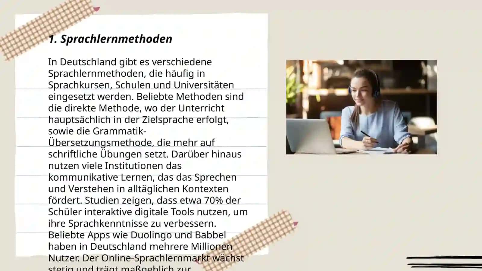 Sprachlernmethoden 3