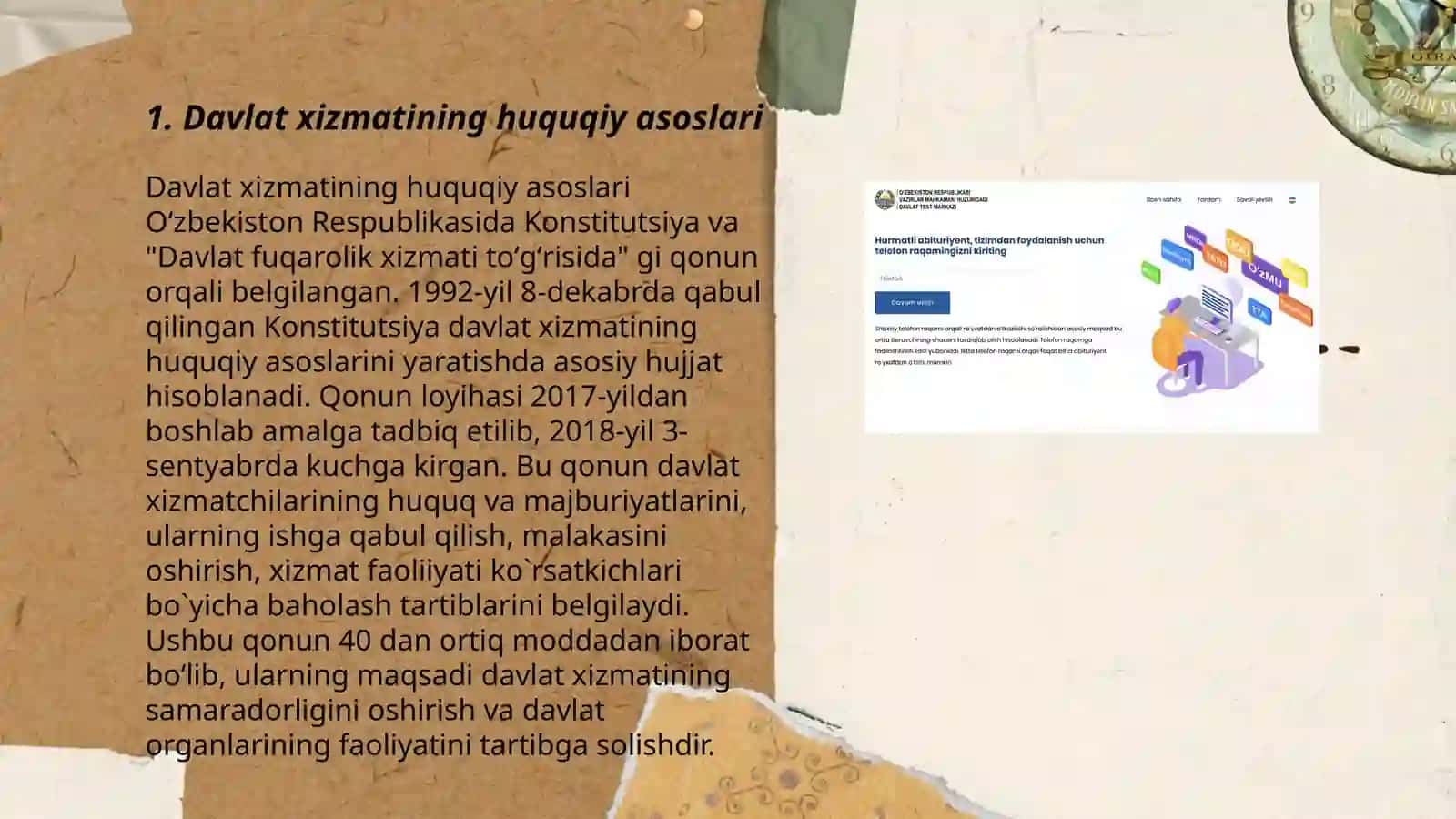 Davlat xizmati tushunchasi va mazmuni 3