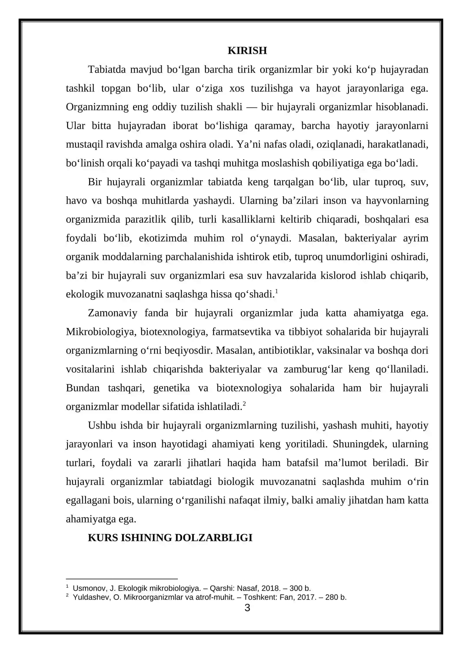 Bir hujayrali organizmlar 3