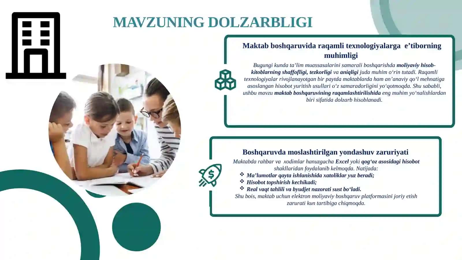 Maktabda moliyaviy hisobotlarni tayyorlashning elektron tizimlari va zamonaviy usullaridan foydalanish 3