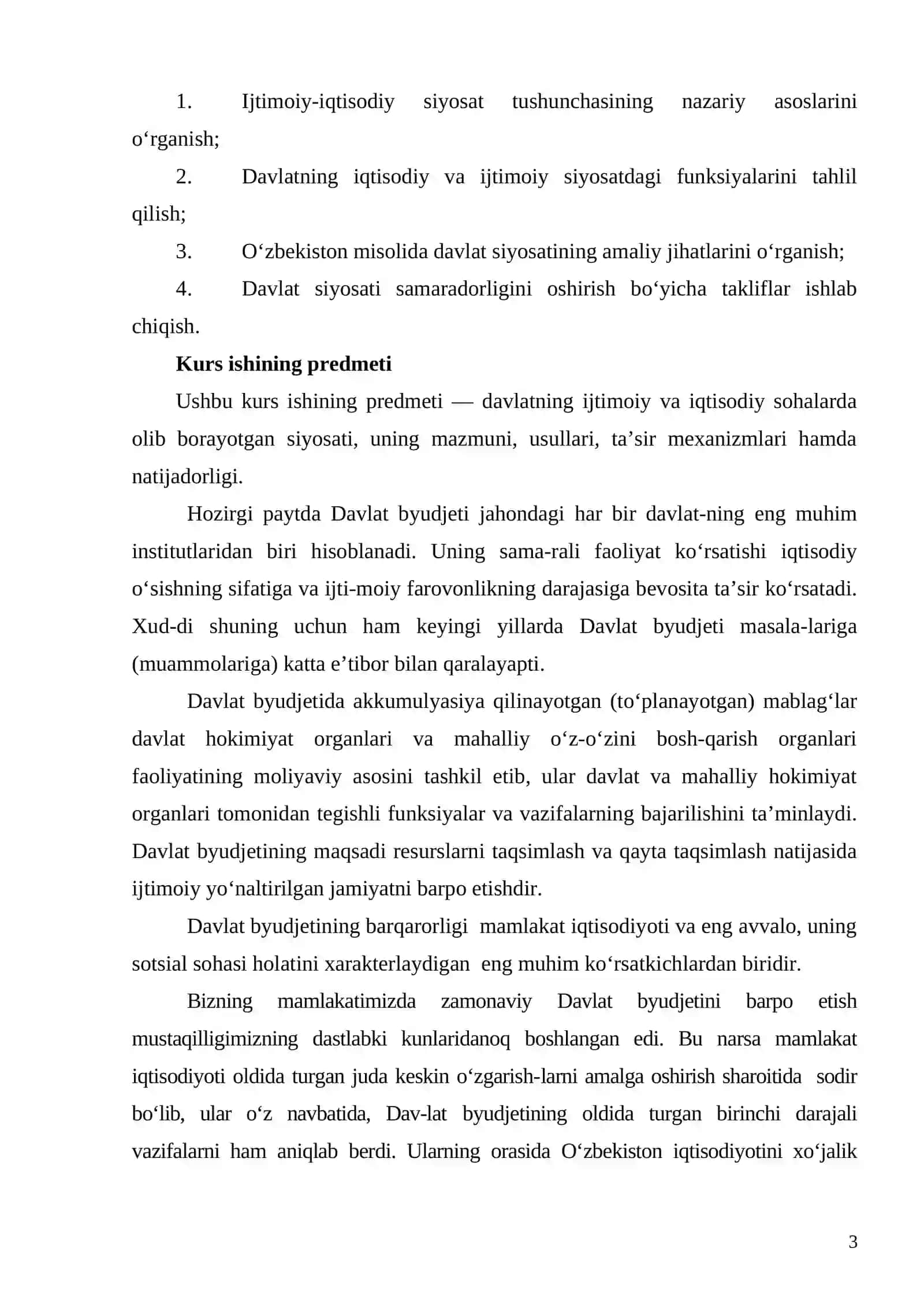 IJTIMOIY-IQTISODIY SIYOSAT OLIB BORISHDA DAVLATNING RO’LI VA VAZIFALARI 3