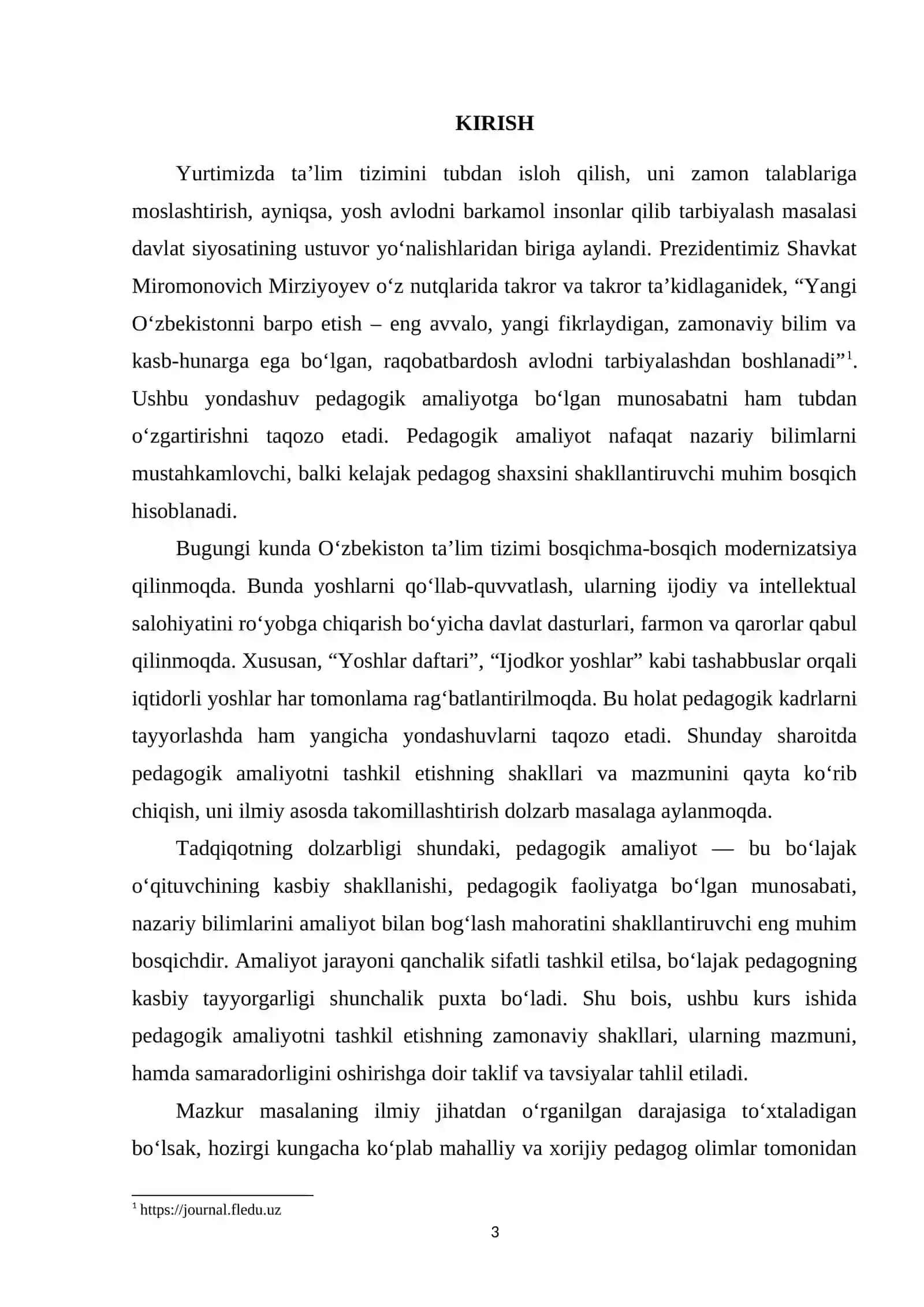 Pedagogik amaliyotni tashkil etishning shakli va mazmuni 3