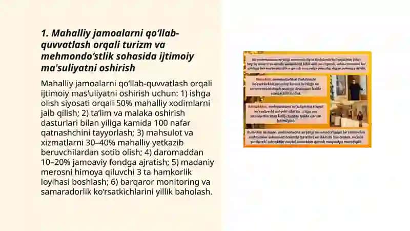Turizm va mehmondo'stlik sohasida ijtimoiy ma'suliyatni oshirish 3
