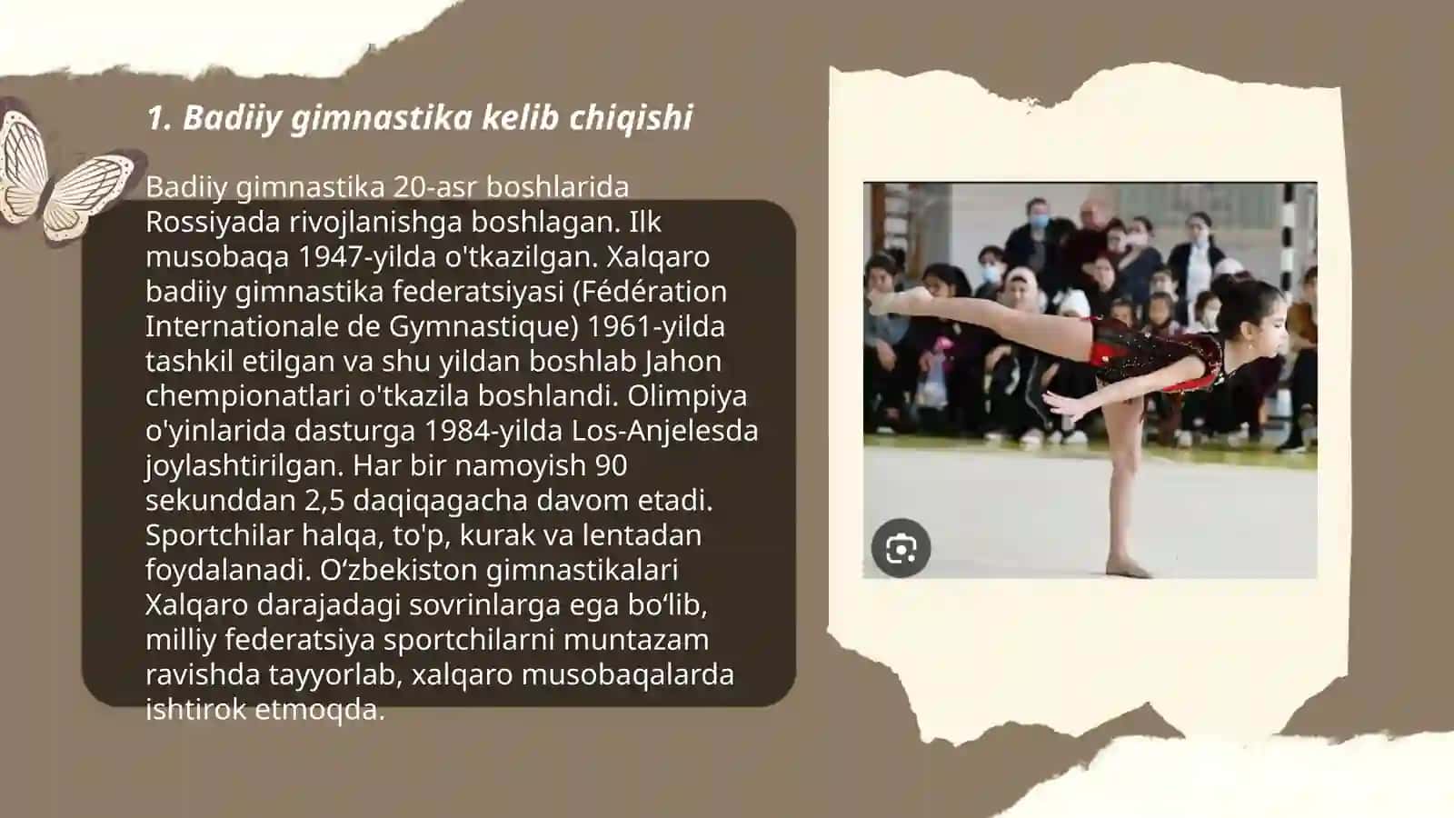 Badiiy gimnastika tarixi 3