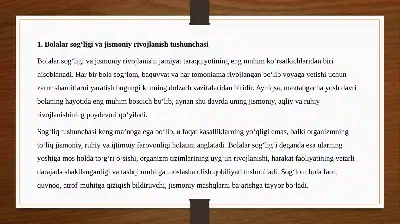 Bolalarning sog‘ligi va jismoniy rivojlanishini tashxislash 3