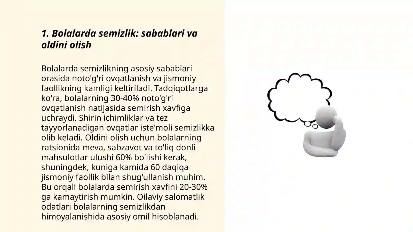Bolalar va oʻsmirlar salomatligining umumiy muoammolari 3