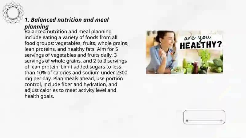 Balanced Nutrition and Meal Planning 3