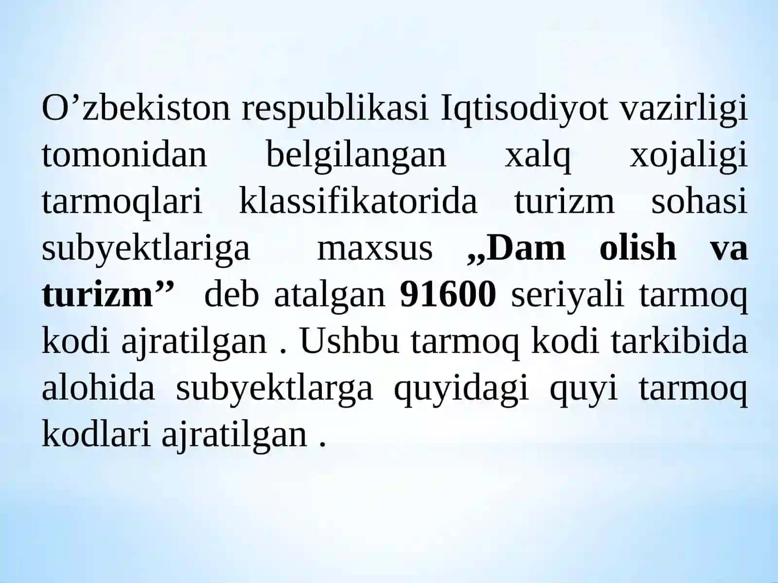 TURISTIK VA MEXMONXONA XIZMATLARINI KORSATUVCHI SUBYEKTLARDABUGALTERIYAXISOBI 3