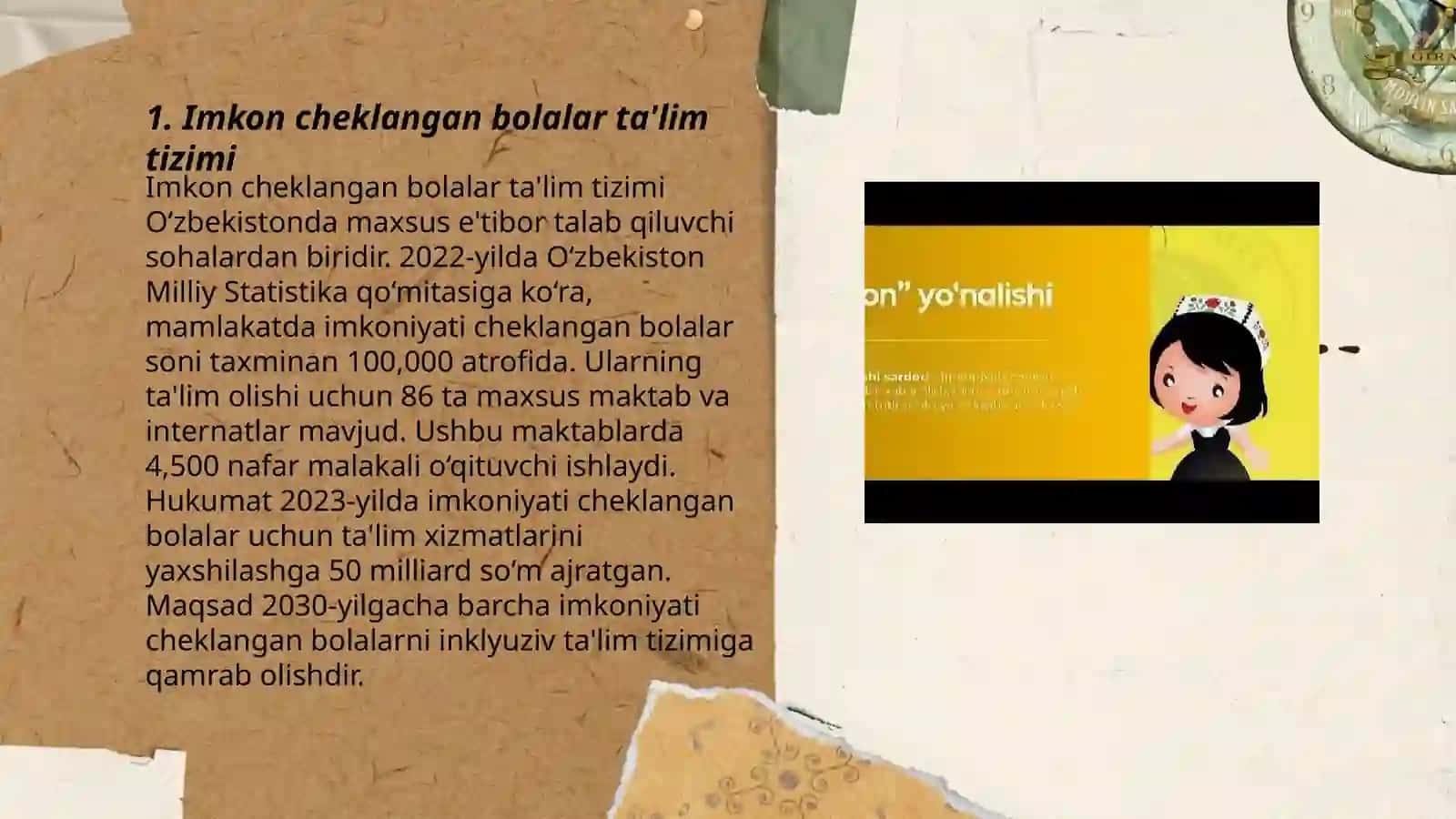 Imkon cheklangan bolalar ta'lim tizimi 3