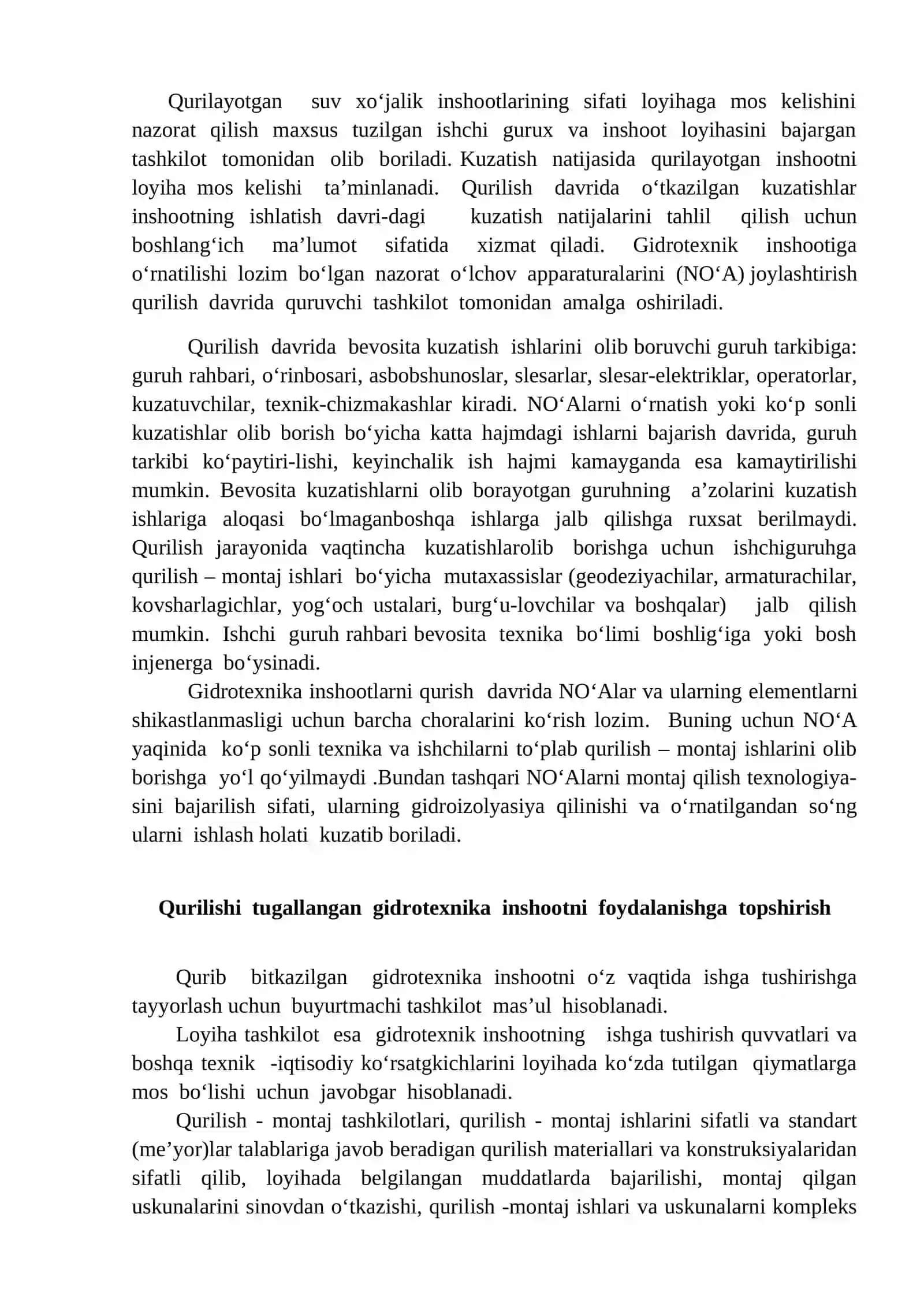 Gidrotexnika inshootlaridan foydalanish 3