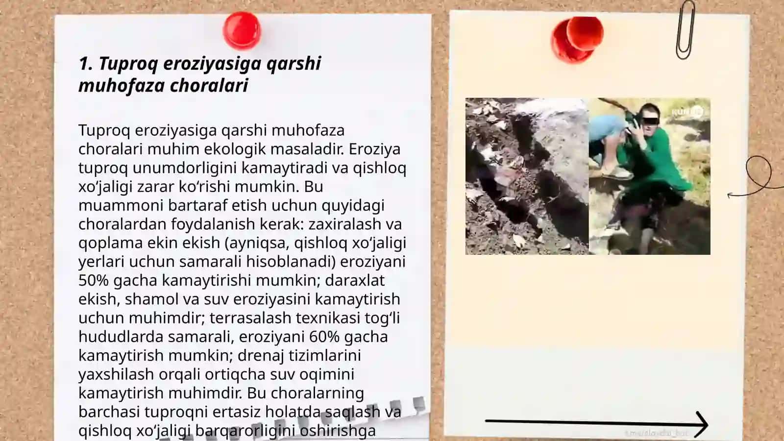 Tuproq eroziyasiga qarshi muhofaza choralari 3