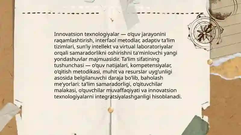 Innovatsion texnologiyalar va taʼlim sifatining tushunchasi 3