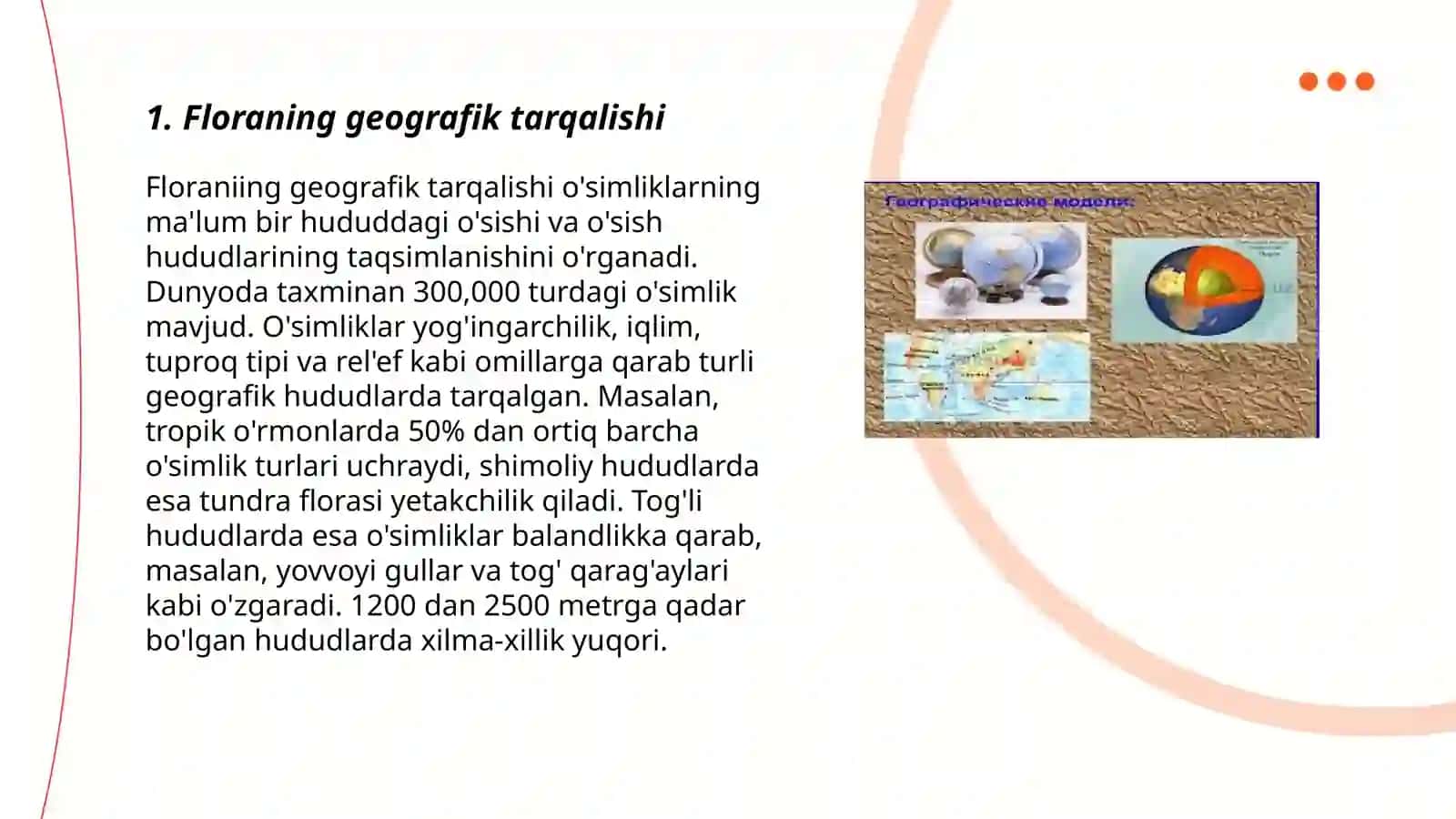 Floraning geografik va genetik elementlari 3