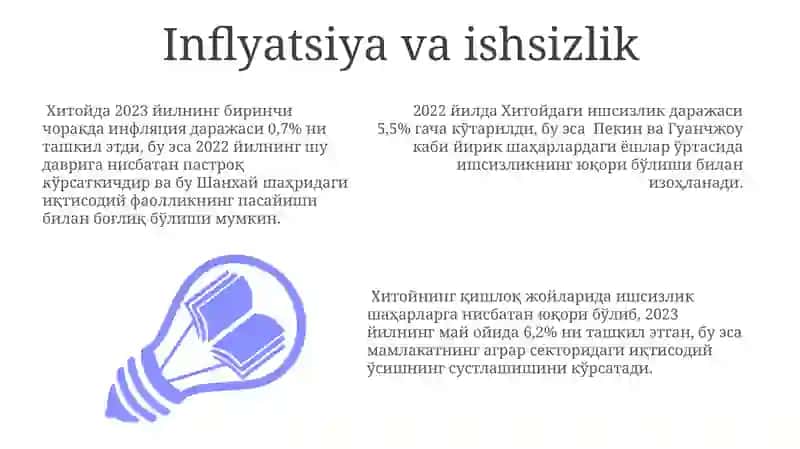 Xitoy umumiy iqtisodiy ish korsatkichlari 3