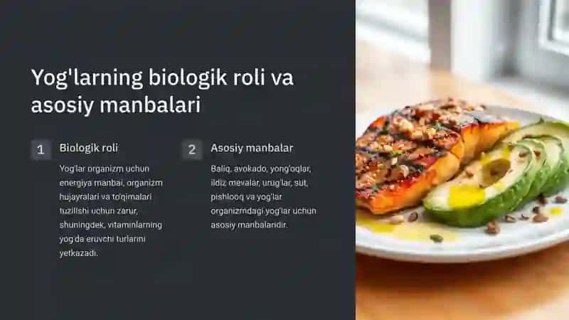 Oqsillarning biologik roli va asosiy manbalari 3
