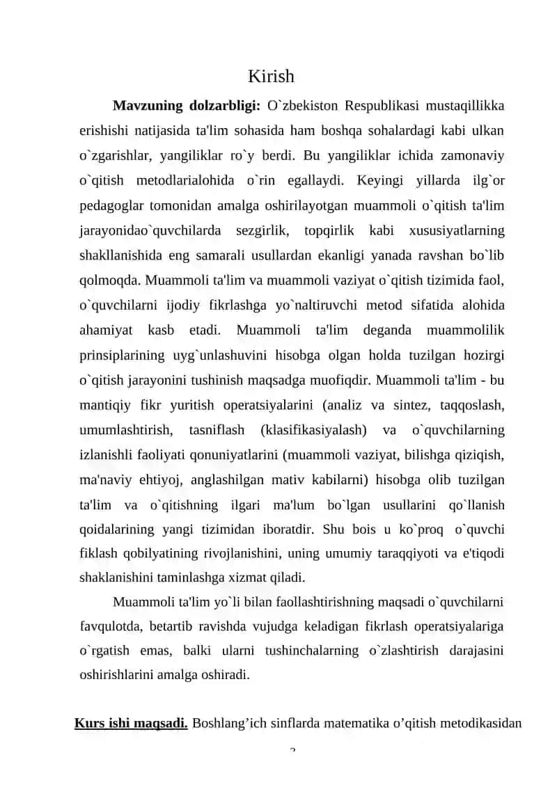Matematika O’qitish Metodikasi 3