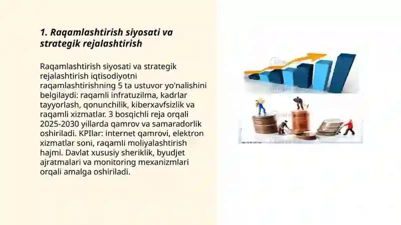 Iqtisodiyotni raqamlashtirish bo'yicha davlat siyosati 3
